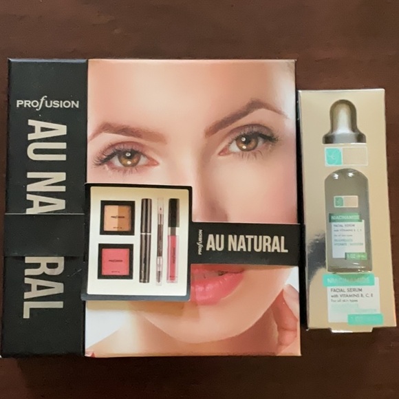 Profusion Cosmetics Au Natural Makeup Set - Pink and Brown - Picture 1 of 8